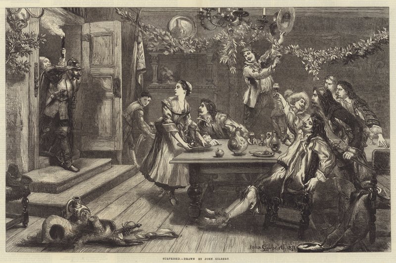Gravura Surpreendida de John Gilbert