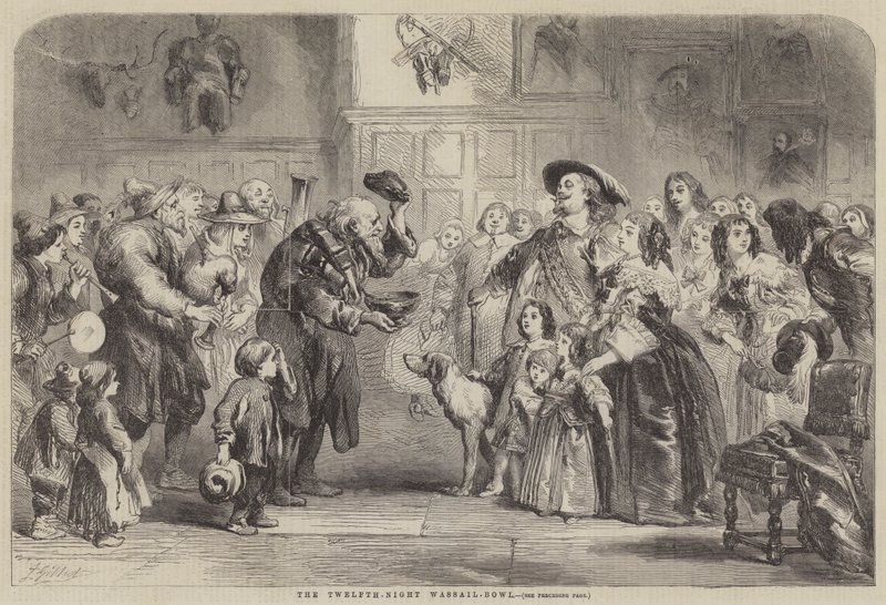 A bacia de Wassail da Décima Segunda Noite de John Gilbert
