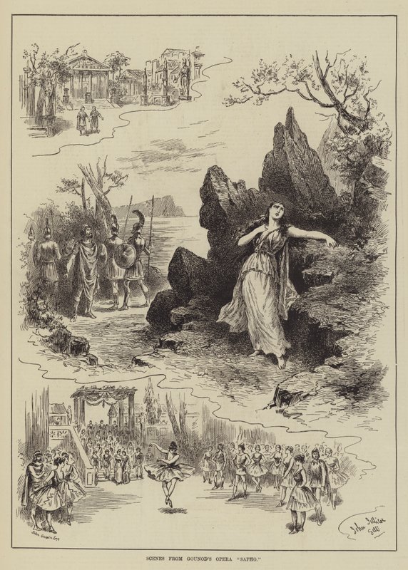 Cenas da Ópera de Gounod, Sapho de John Jellicoe