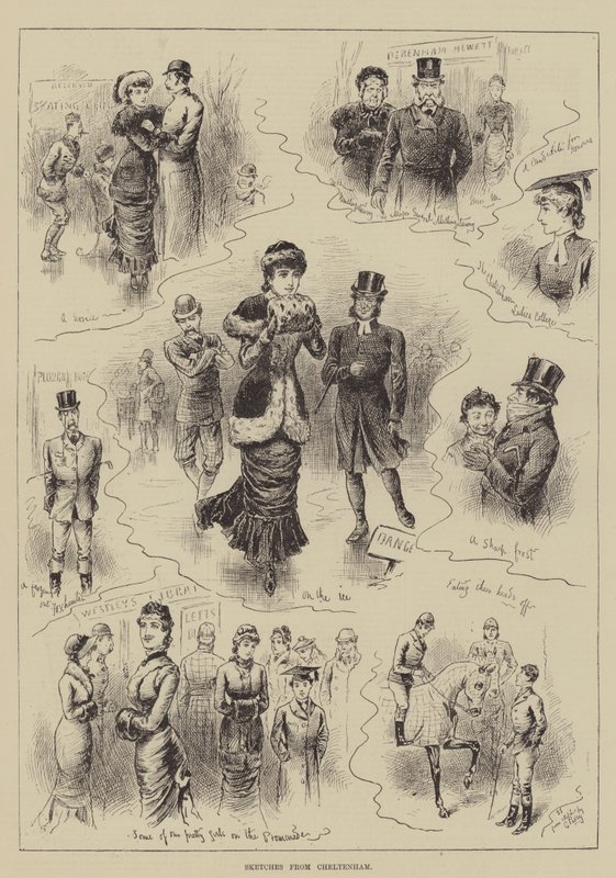 Esboços de Cheltenham de John Jellicoe