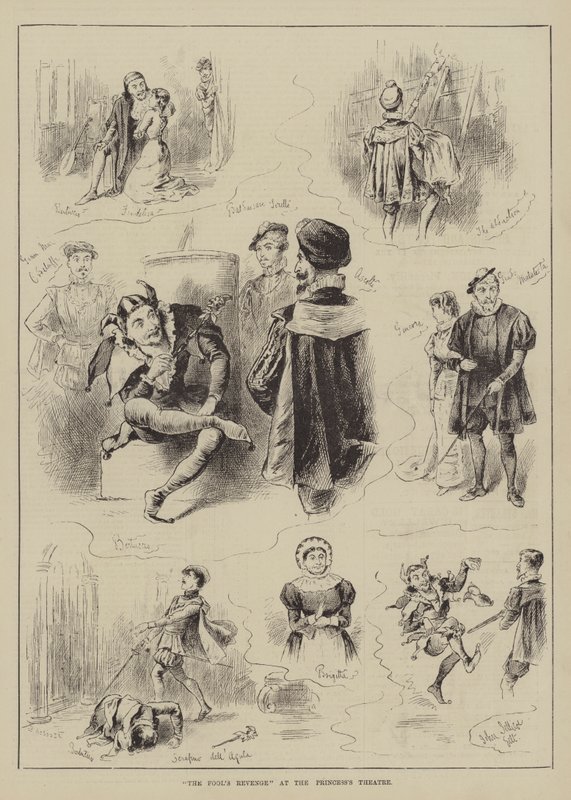 A vingança do tolo no teatro da princesa de John Jellicoe