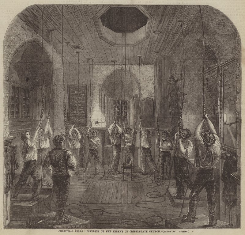 Sinos de Natal, Interior do Campanário da Igreja Cripplegate de John Palmer