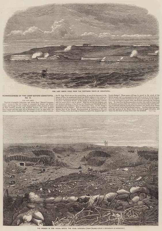 Reminiscências do acampamento antes de Sebastopol de John Palmer