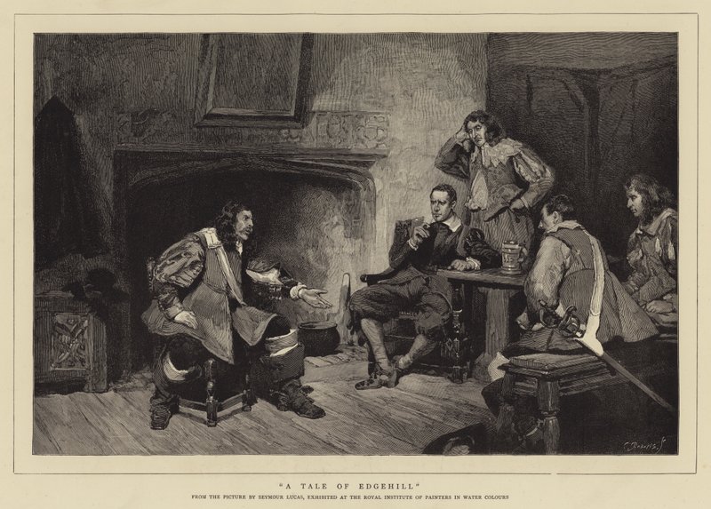 Um conto de Edgehill de John Seymour Lucas