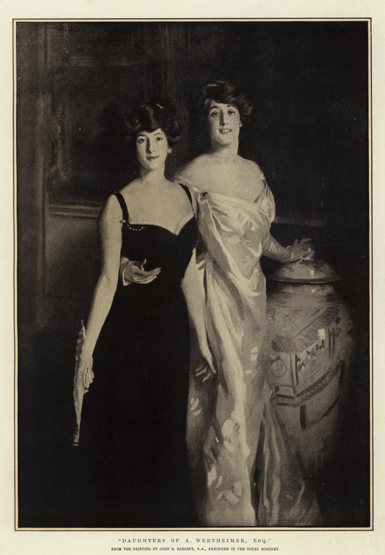 Filhas de A Wertheimer, Esquire de John Singer Sargent