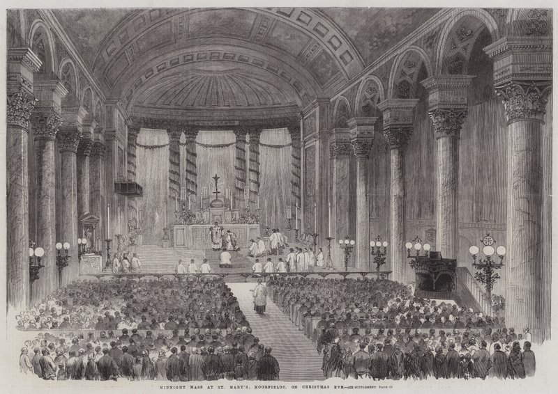 Missa da meia-noite em St. Mary&39;s, Moorfields, na véspera de Natal de John Williamson