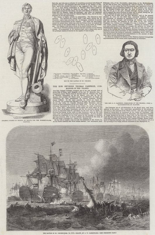 A Batalha de São Vicente de John Wilson Carmichael