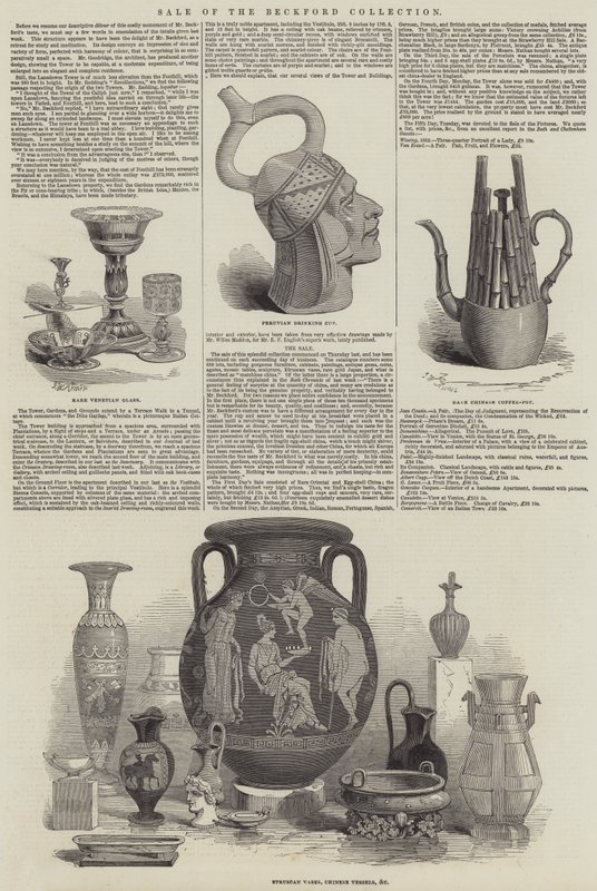 Venda da Colecção Beckford de John Wykeham Archer