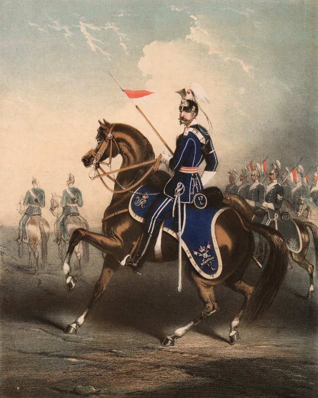 Lanceiros (cor litho) de John (after) Brandard