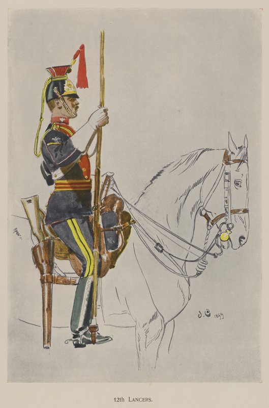 12º Lanceiros (cor litho) de John (after) Charlton