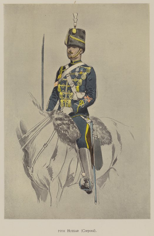 19º Hussar, Cabo (cor litho) de John (after) Charlton