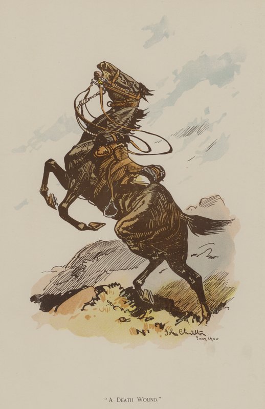 Uma Ferida de Morte (cor litho) de John (after) Charlton