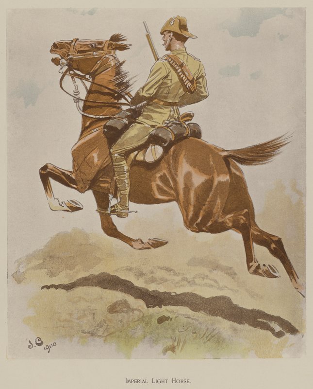 Imperial Light Horse (cor litho) de John (after) Charlton