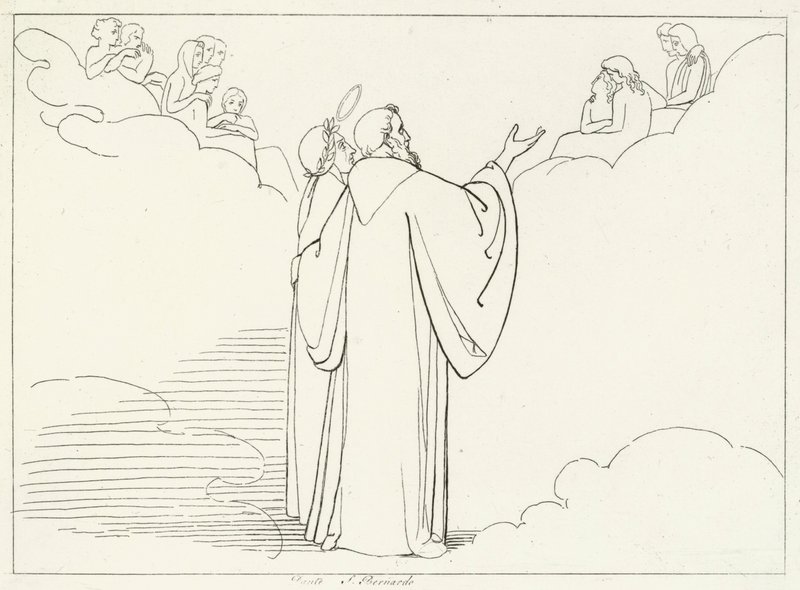 Ordem dos Patriarcas, Paraíso, Canto 32 (gravura) de John (after) Flaxman