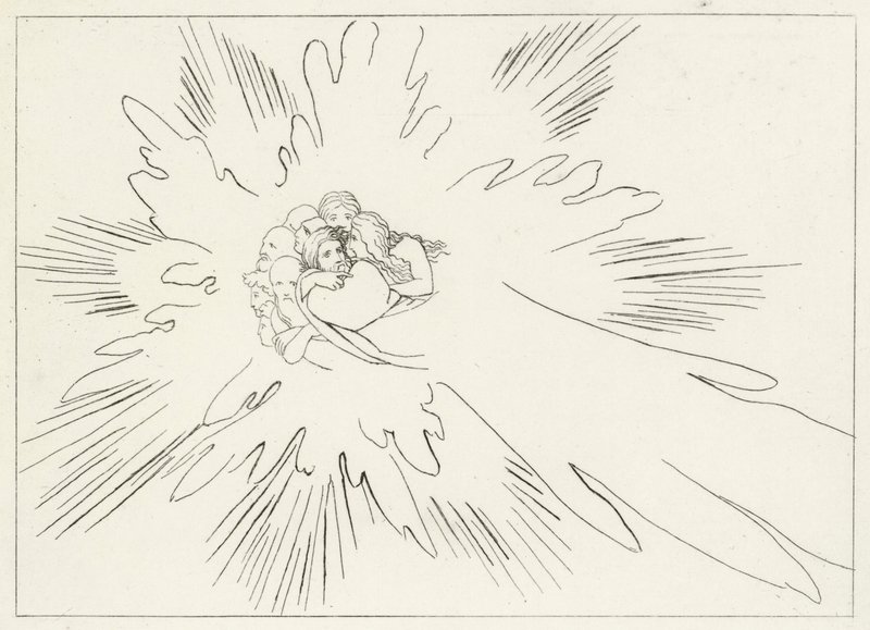 São Pedro, Paraíso, Canto 24 (gravura) de John (after) Flaxman