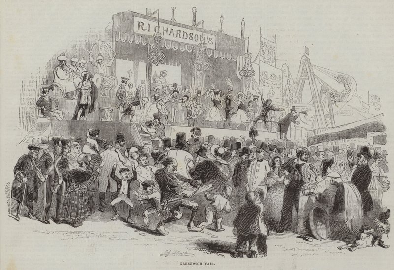 Feira Greenwich (gravura) de John (after) Gilbert
