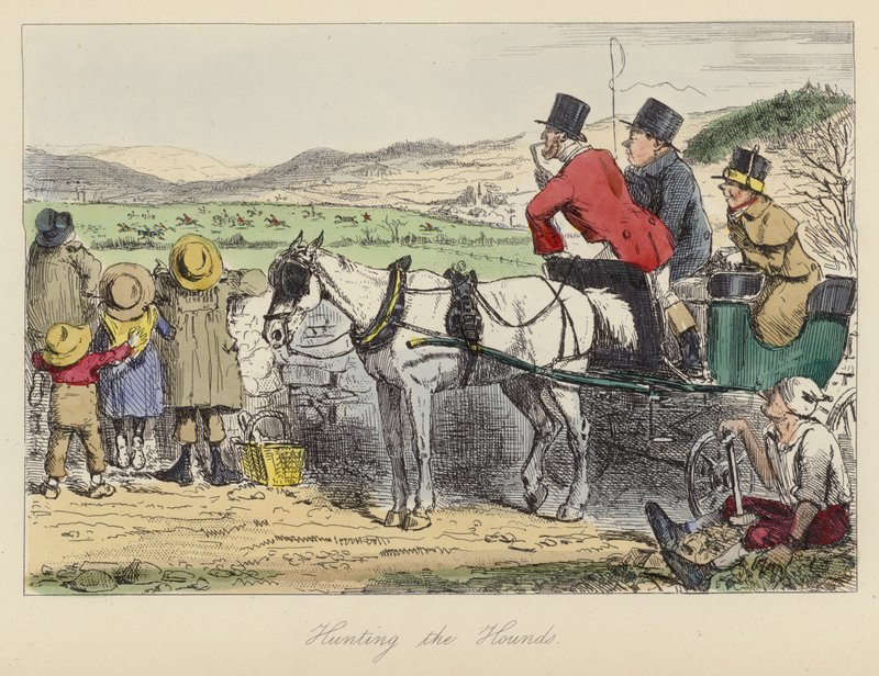 Ilustração de John Leech para Mr Sponge