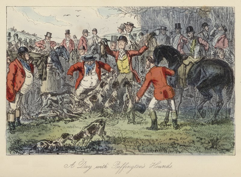 Ilustração de John Leech para Mr Sponge