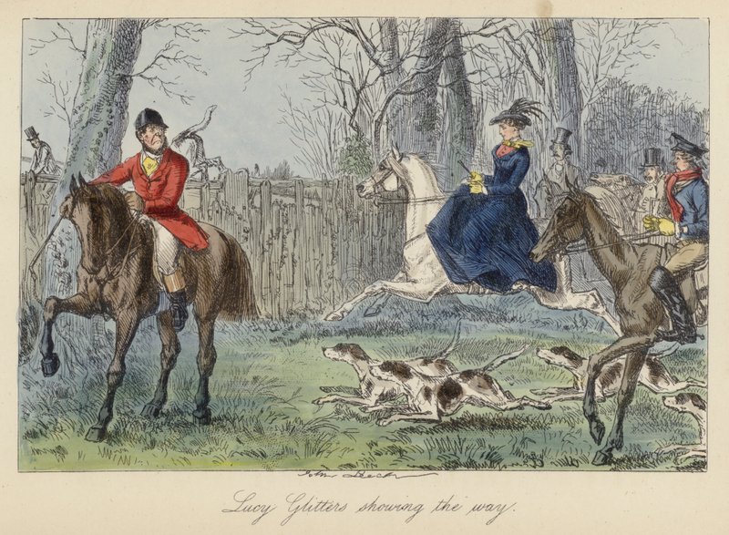 Ilustração de John Leech para Mr Sponge