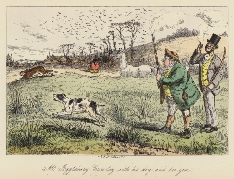 Ilustração de John Leech para Mr Sponge
