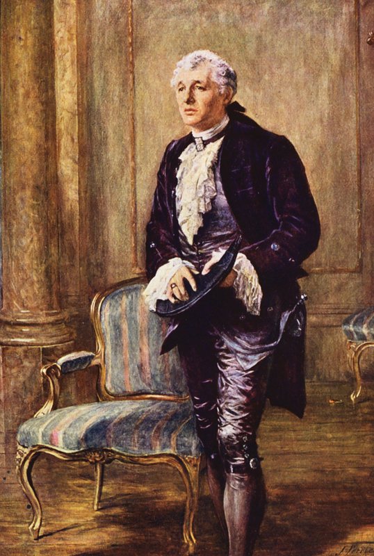 Retrato de Sir Charles Wyndham, como David Garrick (litografia a cores) de John (after) Pettie
