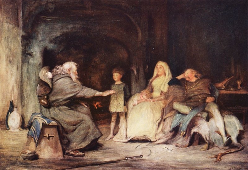 The Palmer (litografia a cores) de John (after) Pettie