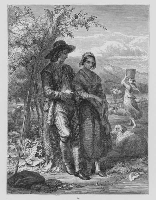 John Milton, The Allegro (gravura) de John Absolon