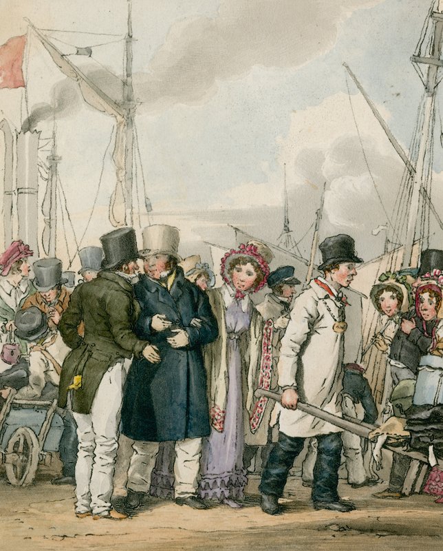 Chegando em Margate de John Augustus Atkinson