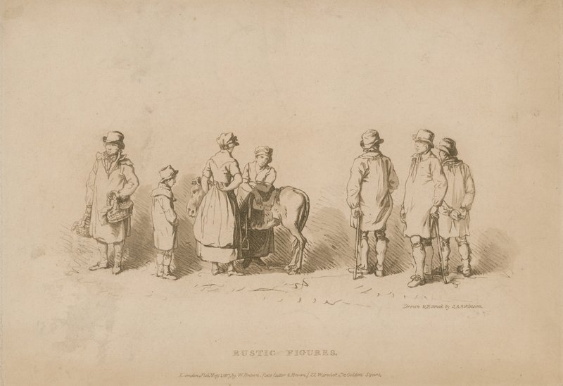 Figuras rústicas de John Augustus Atkinson