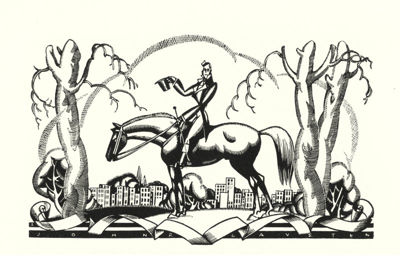 Ilustração para Don Juan por Lord Byron (lito) de John Austen