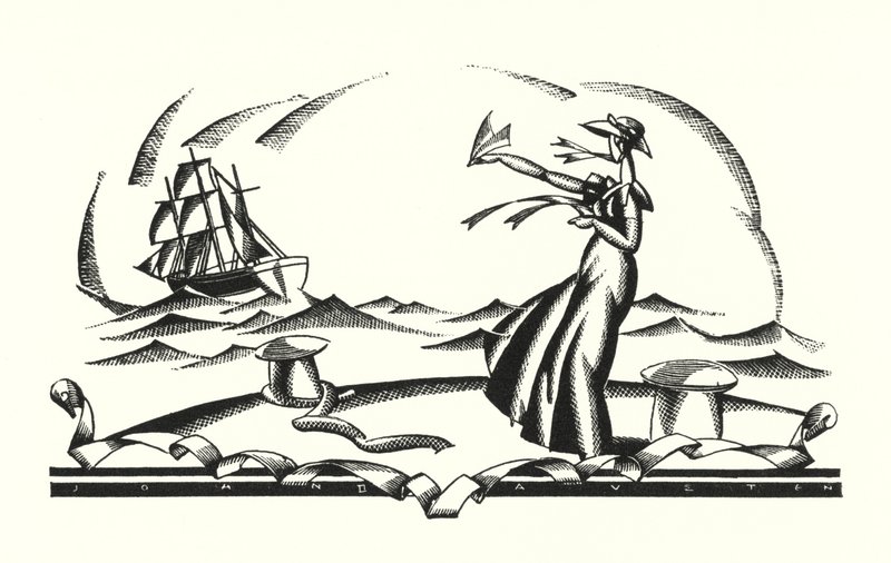 Ilustração para Don Juan de Lord Byron (litho) de John Austen