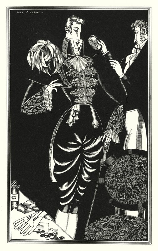 Ilustração para Don Juan de Lord Byron: Composta por jovens, fama e um alfaiate do exército (litho) de John Austen