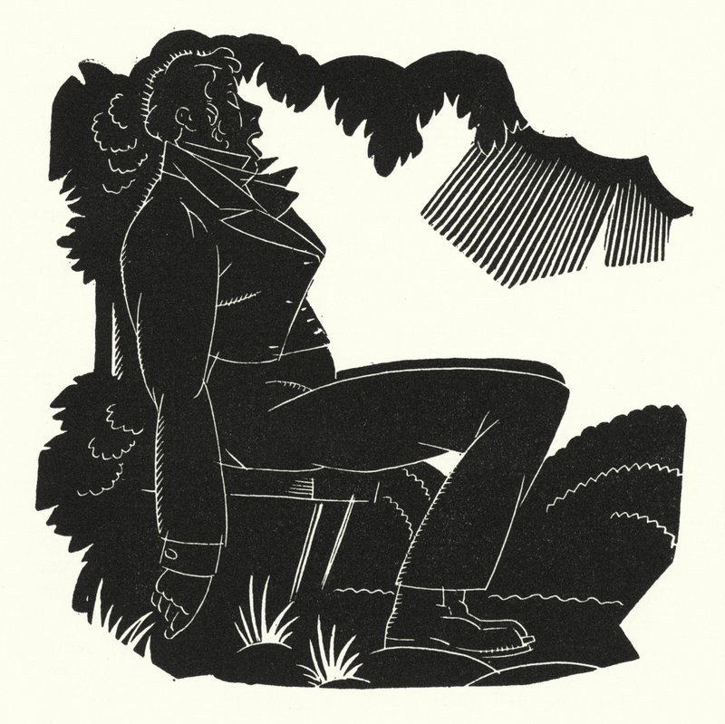 Ilustração para Madame Bovary de Gustave Flaubert (litho) de John Austen
