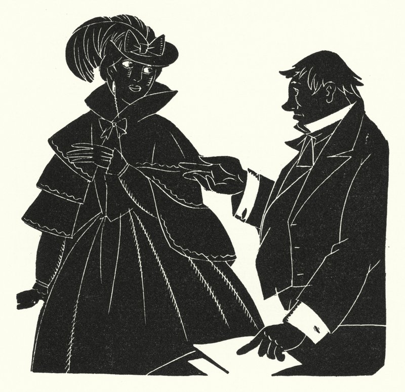 Ilustração para Madame Bovary de Gustave Flaubert (litho) de John Austen
