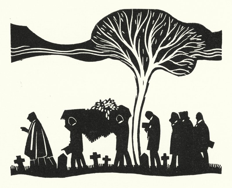 Ilustração para Madame Bovary por Gustave Flaubert (lito) de John Austen