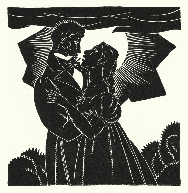 Ilustração para Madame Bovary de Gustave Flaubert (litho) de John Austen