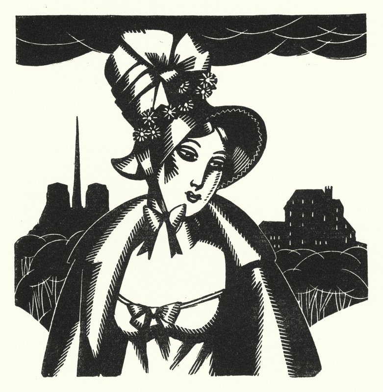 Ilustração para Madame Bovary de Gustave Flaubert (litho) de John Austen