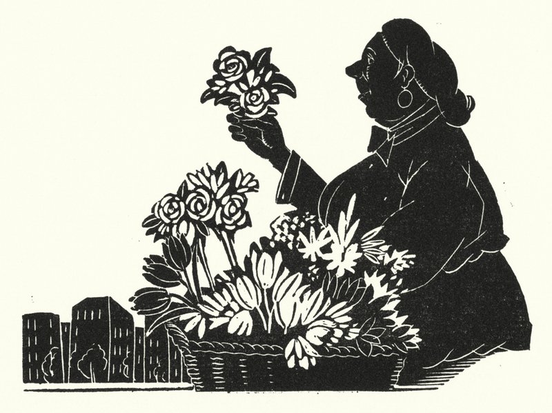 Ilustração para Madame Bovary por Gustave Flaubert (lito) de John Austen