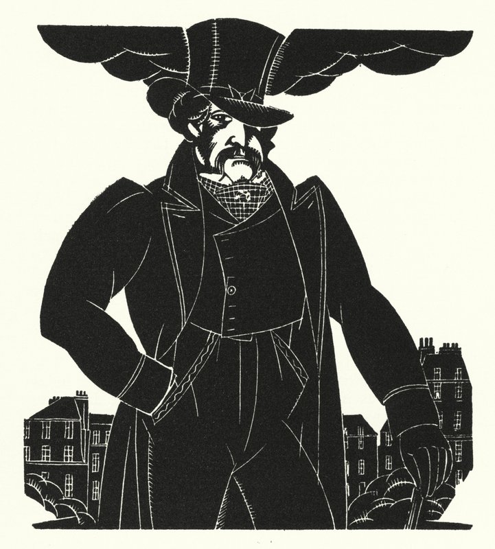 Ilustração para Madame Bovary de Gustave Flaubert (litho) de John Austen