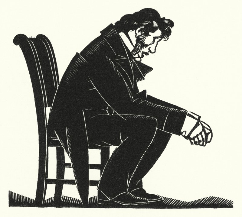 Ilustração para Madame Bovary de Gustave Flaubert (litho) de John Austen