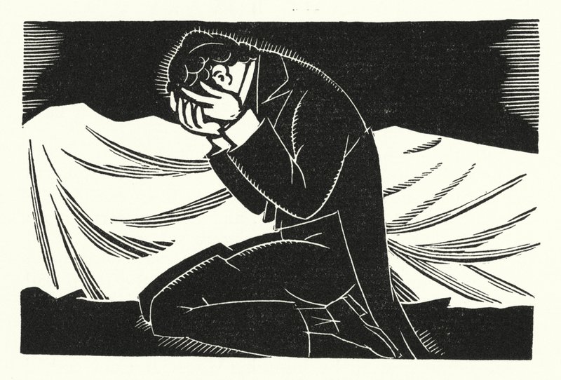 Ilustração para Madame Bovary de Gustave Flaubert (litho) de John Austen