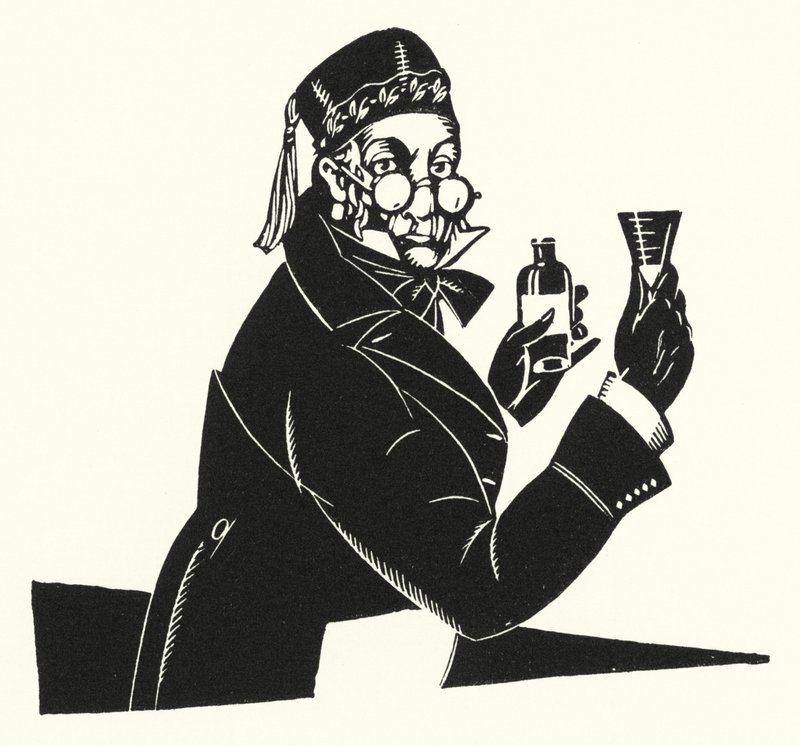 Ilustração para Madame Bovary por Gustave Flaubert (lito) de John Austen
