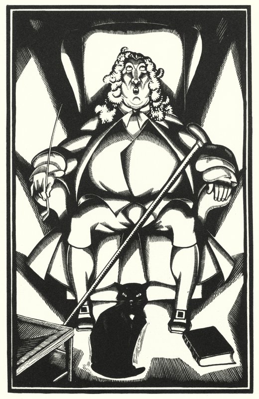Ilustração para Tristram Shandy por Laurence Sterne (litho) de John Austen