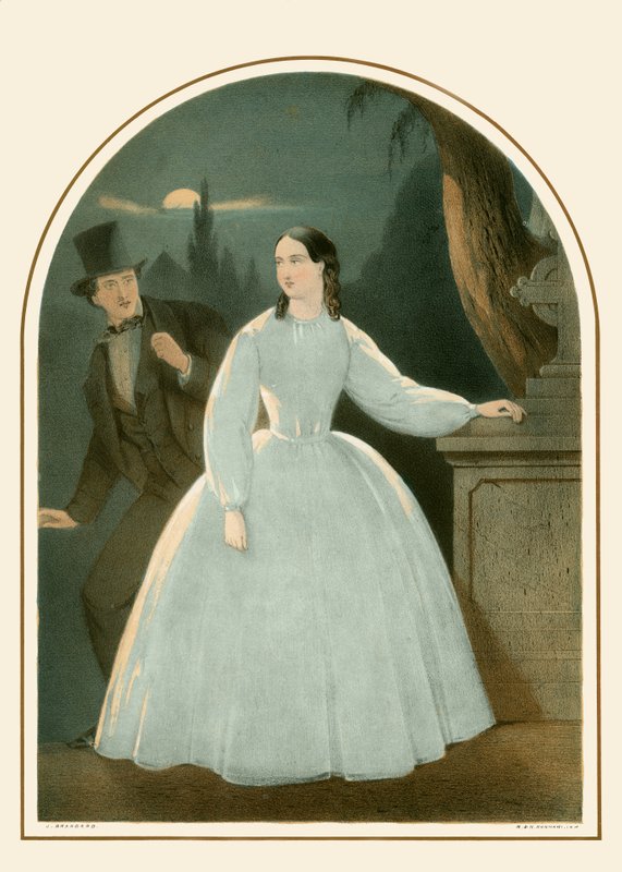 Mulher de branco de John Brandard