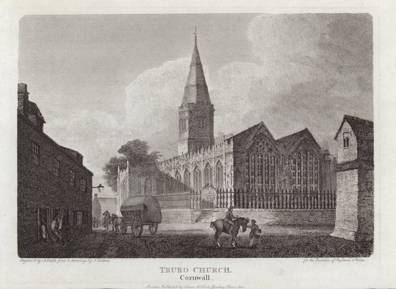 Igreja de Truro, Cornwall de John Britton