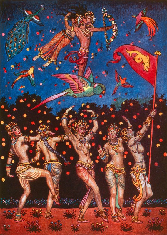 O jardim de Kama de John Byam Liston Shaw