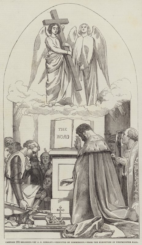Caricatura, religião de John Callcott Horsley
