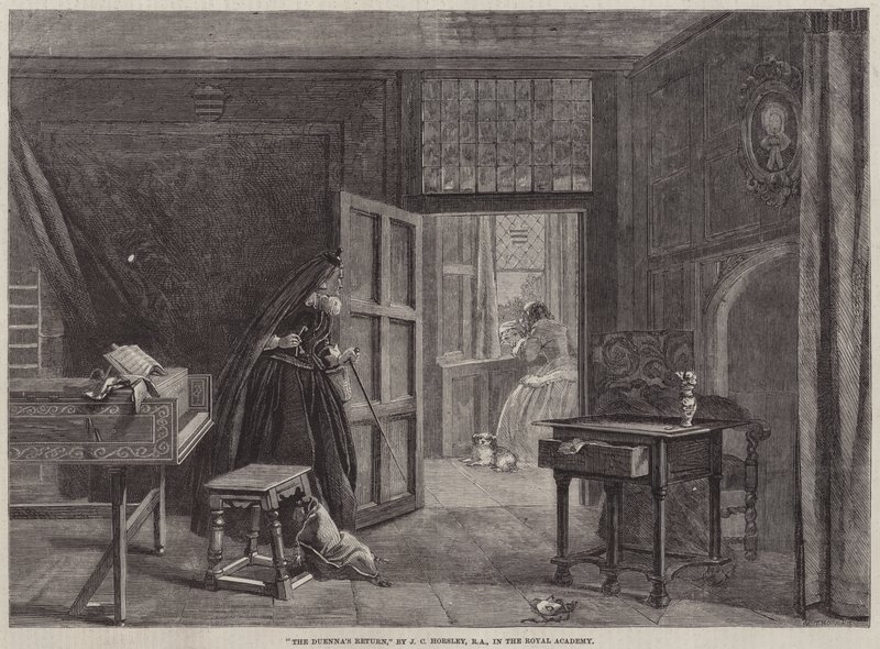 O retorno do Duenna de John Callcott Horsley