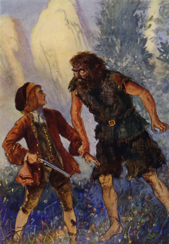 Ilustração para Treasure Island de John Cameron