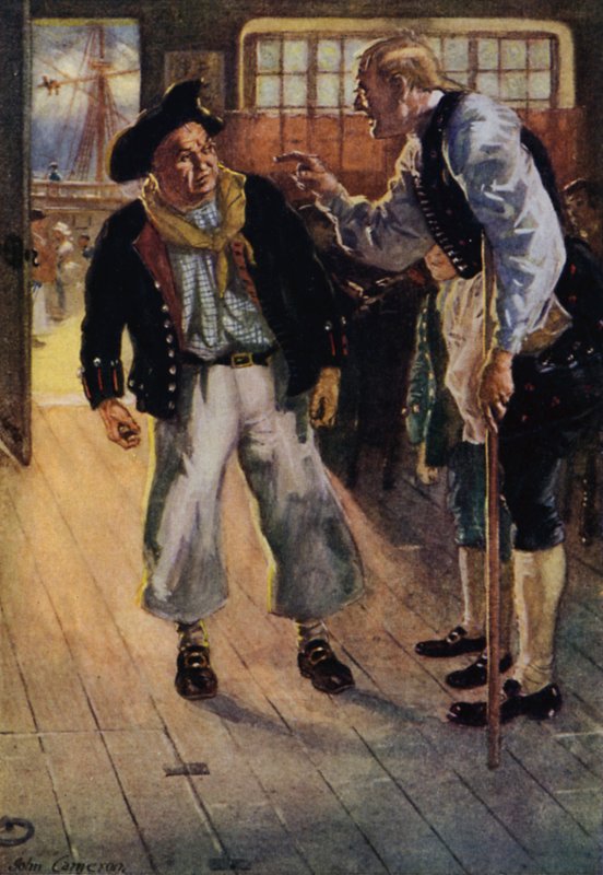 Ilustração para Treasure Island de John Cameron